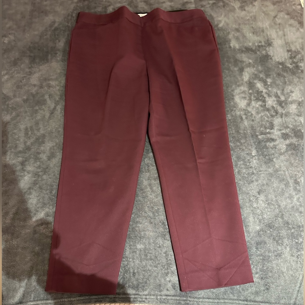 Liz Claiborne Women’s Deep Purple Dress Pants (14)